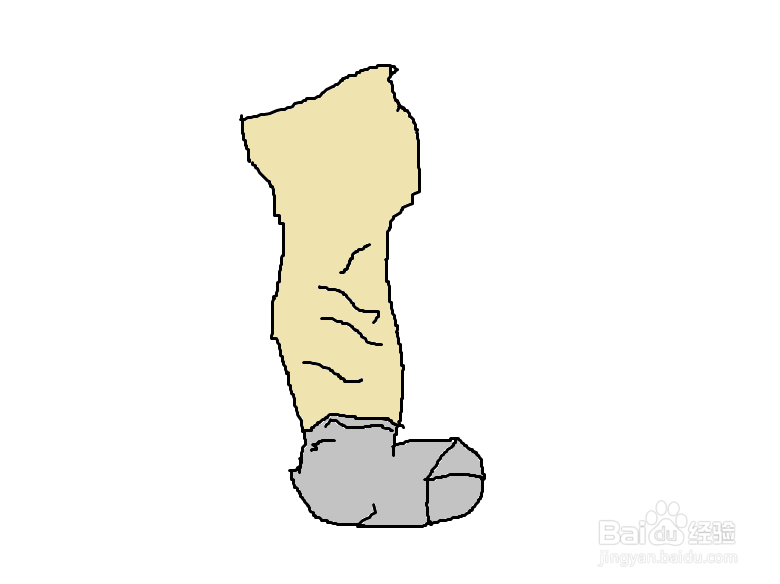 食草动物的脚部怎么画