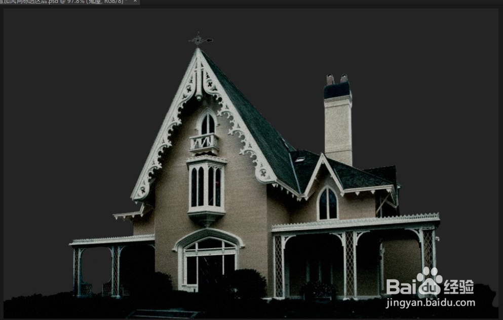 Photoshop之梦游鬼屋2