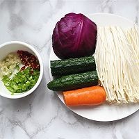 金针菇胡萝卜怎么做