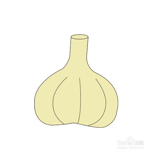 如何画蒜头简笔画