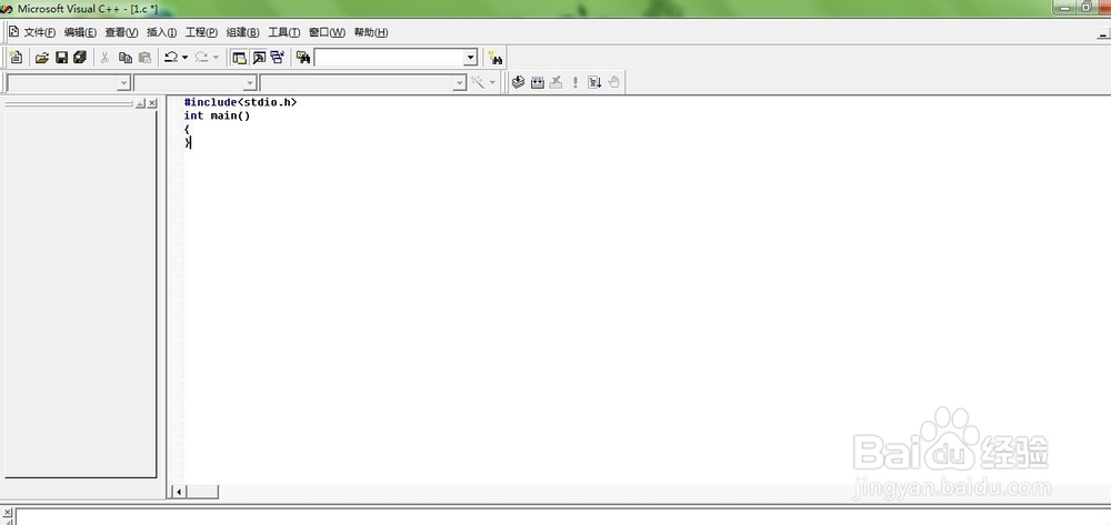 c语言菜鸟学习编写的第一个程序HelloWorld
