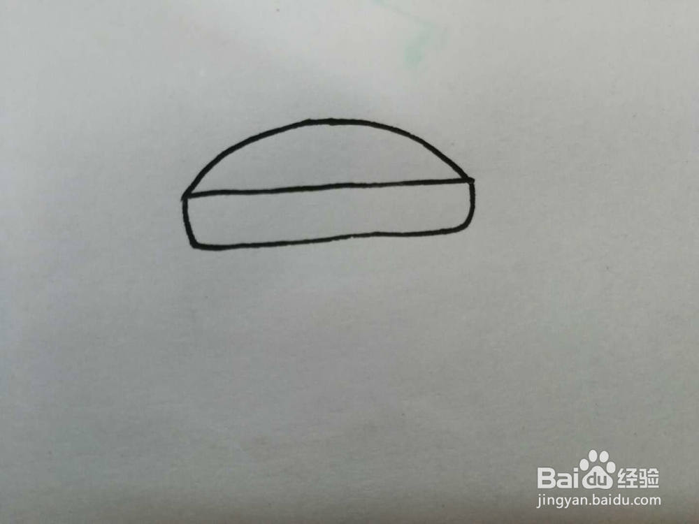 简笔画小平底锅