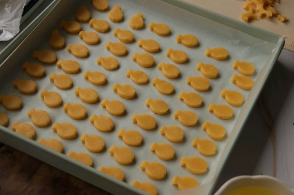 可爱小鱼奶酪饼干