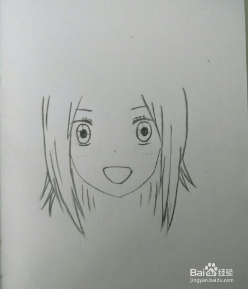 拉辅助线画出手指的形状