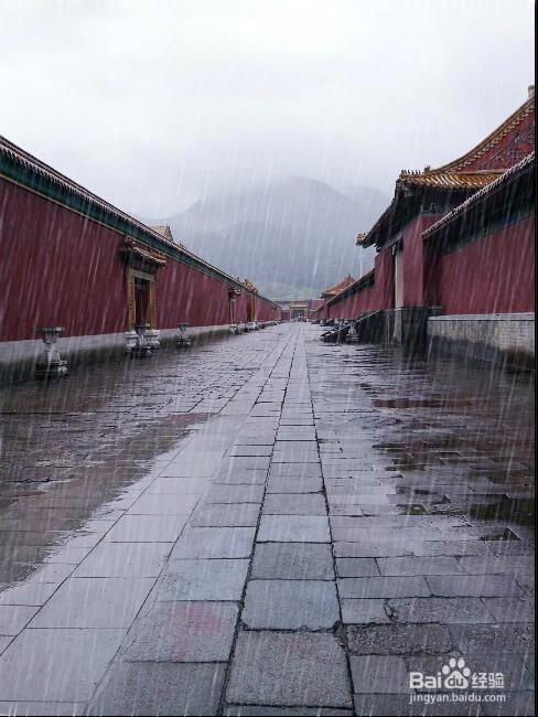 ps怎么给照片制作下雨的效果