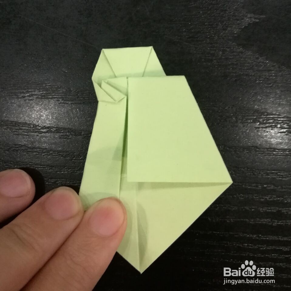 简单折纸，如何折条领带