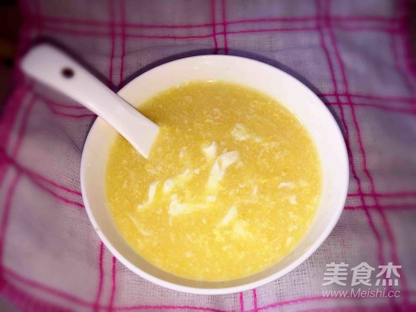 玉米蛋花羹的做法