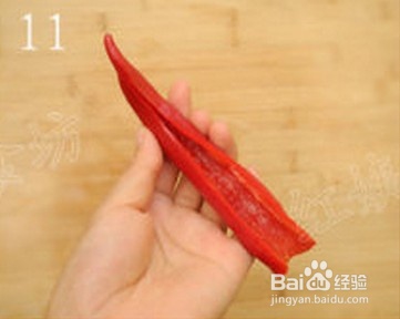 下饭的鸡肉酿青红椒