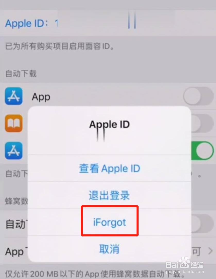 iphone手机ID密码如何设置