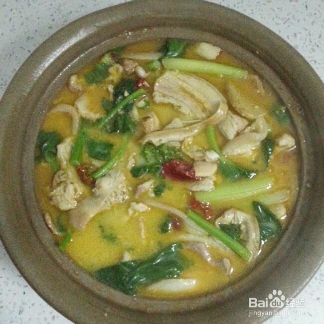 营养美味的河蚌菜苔明炉