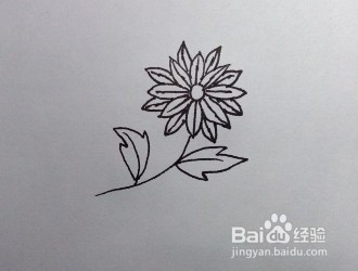 创意简笔画:用“米”字画一朵小花,很简单哦