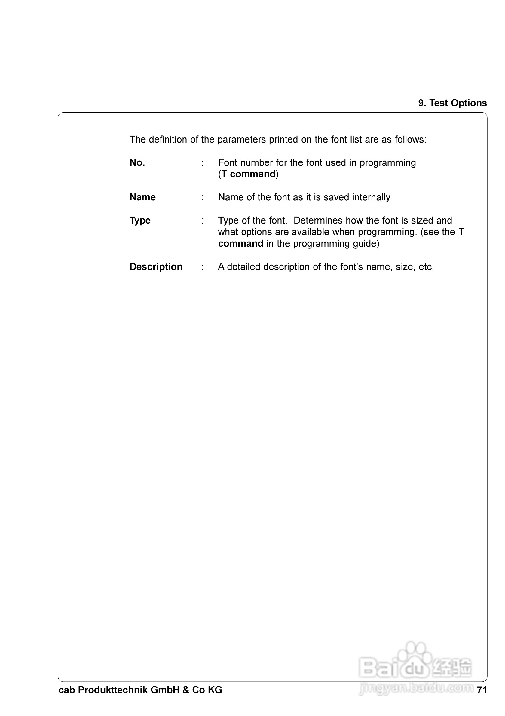 cab A8300打印机使用说明书:[8]