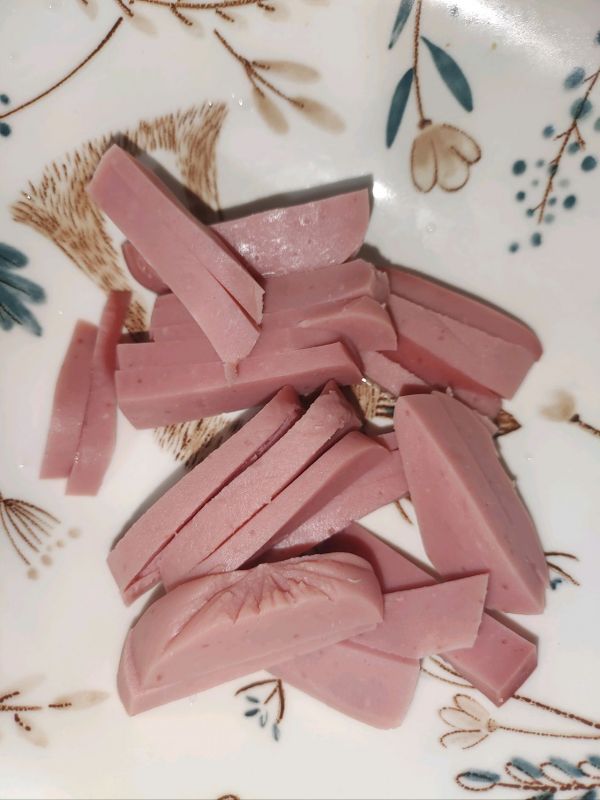 素鸡豆干炒火腿