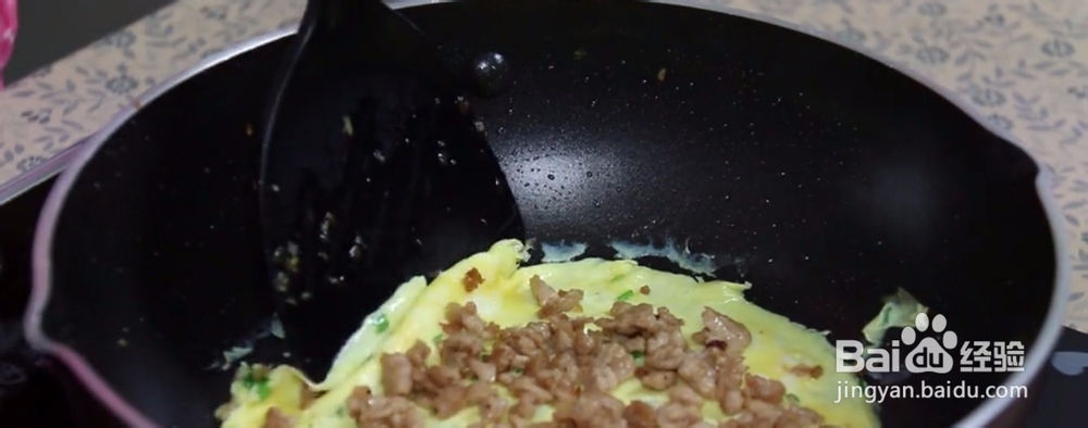 肉末鸡蛋卷的做法