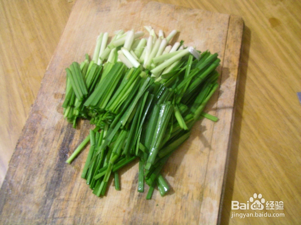 绿豆芽炒韭菜