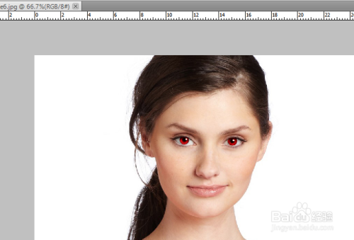 ps红眼工具怎么使用?