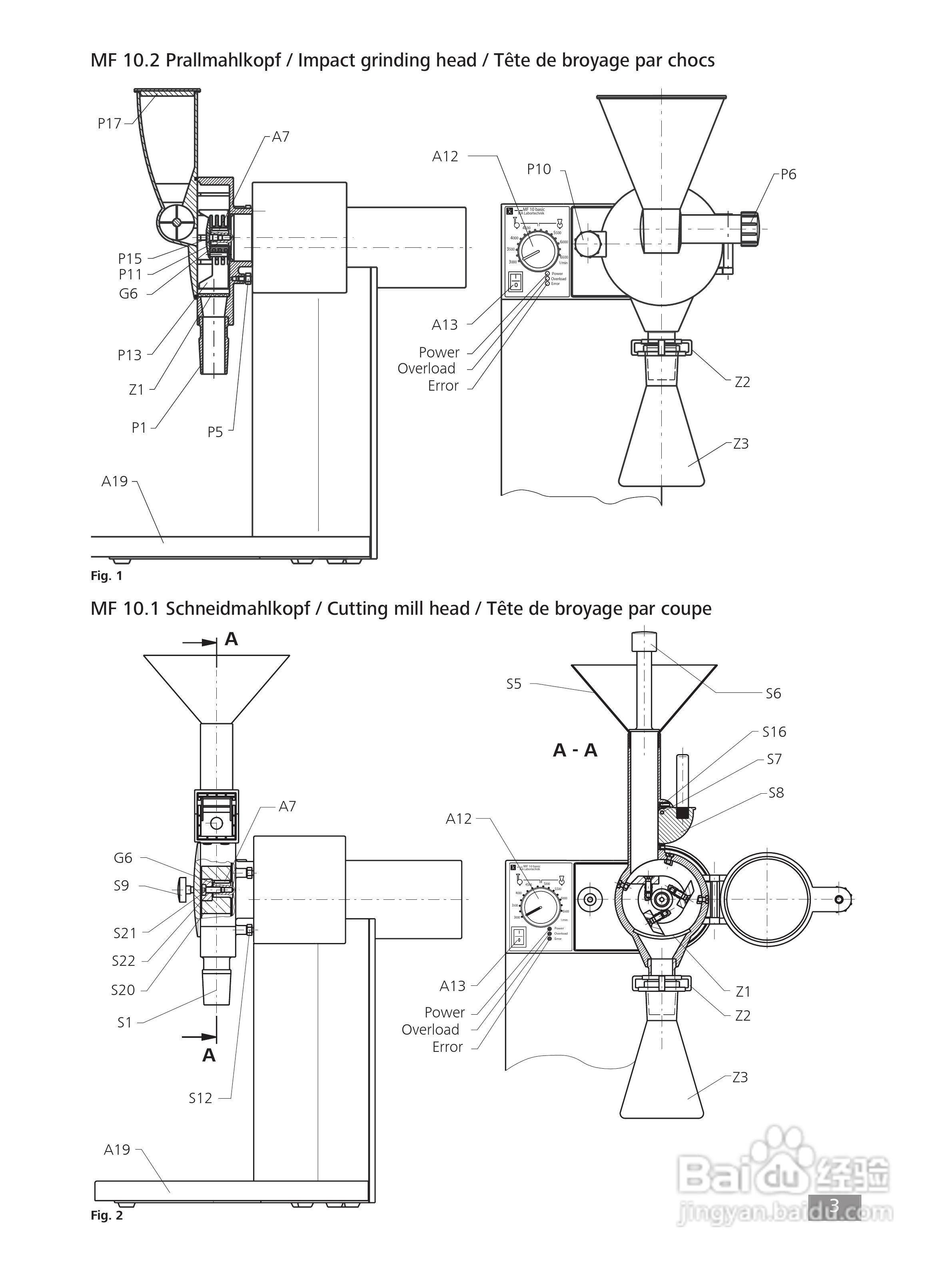 IKA MF10精细研磨机使用说明书:[1]