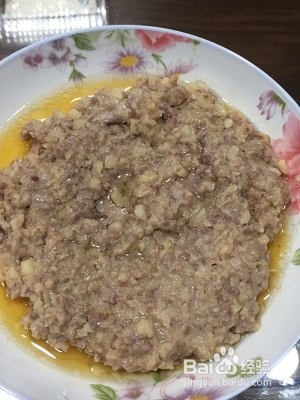 食补佳品马蹄肉饼的做法