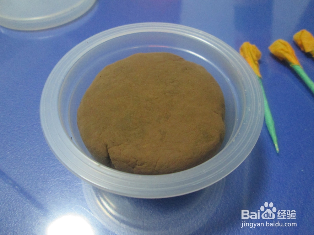 果冻盒子制作漂亮的小盆栽