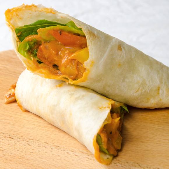 超美味的墨西哥鸡肉卷,每一口都是满满的幸福!