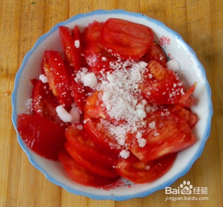 糖拌柿子的做法