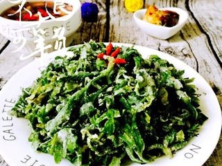 怎样做营养的芹菜叶麦饭