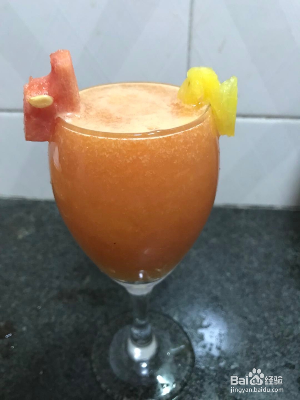西瓜菠萝汁怎么榨好喝