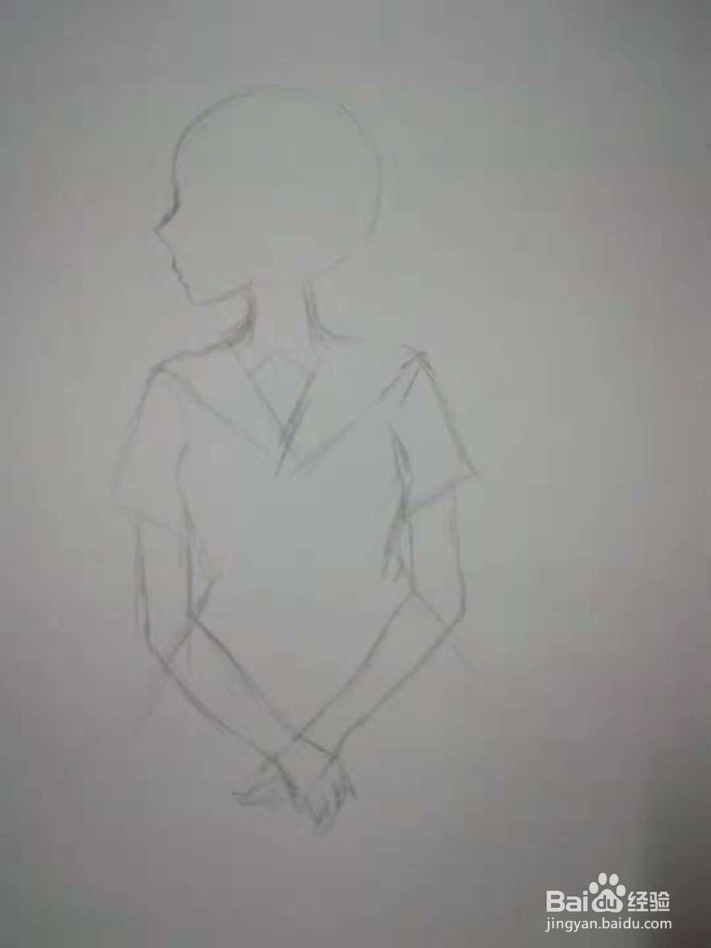 《地铁上的少女》漫画手绘插画线稿教程