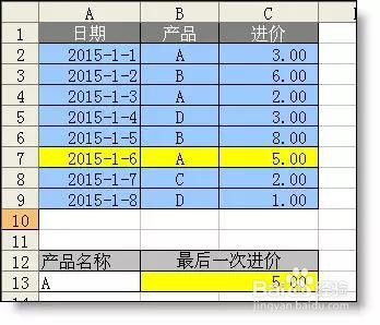 Excel表格查找公式