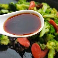 西兰花木耳炒火腿