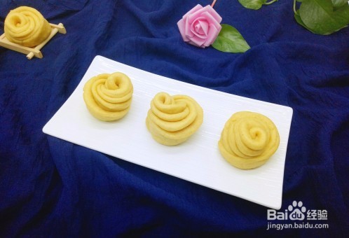 玉米花朵馒头是怎么做的家常馒头发酵制作