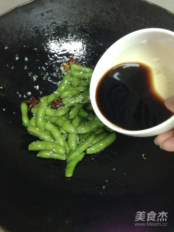 凉拌毛豆的做法