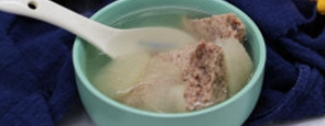 雪梨肉饼汤的做法