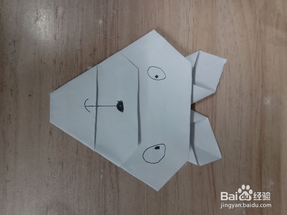 快来教宝宝折超可爱的呆萌小熊头!