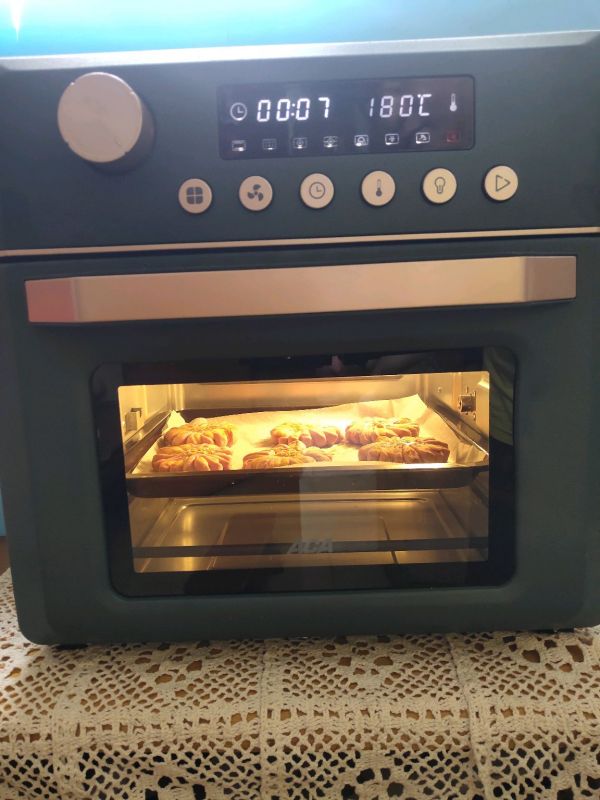 紫薯花朵豆沙酥饼