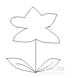 怎么画红花绿叶呢