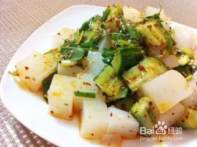 黄瓜拌凉粉
