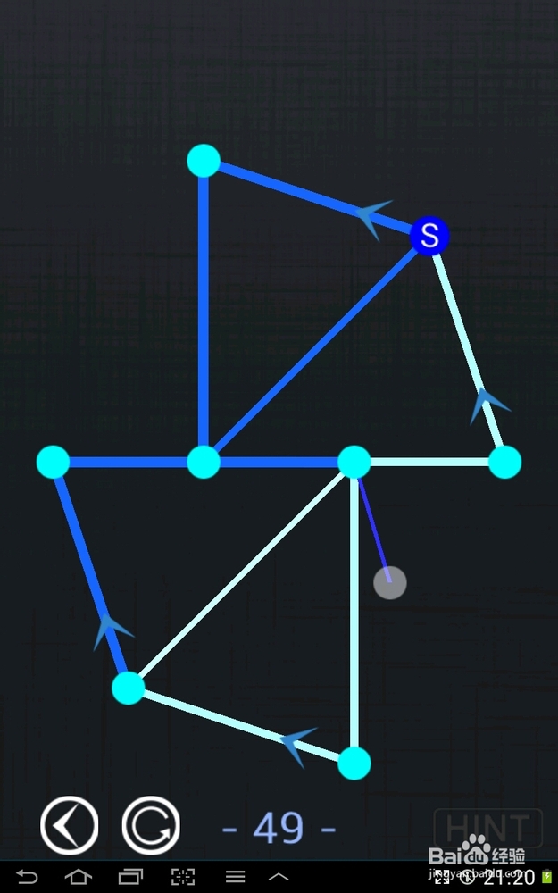 一笔画blue world全部攻略：[10]第46～50关