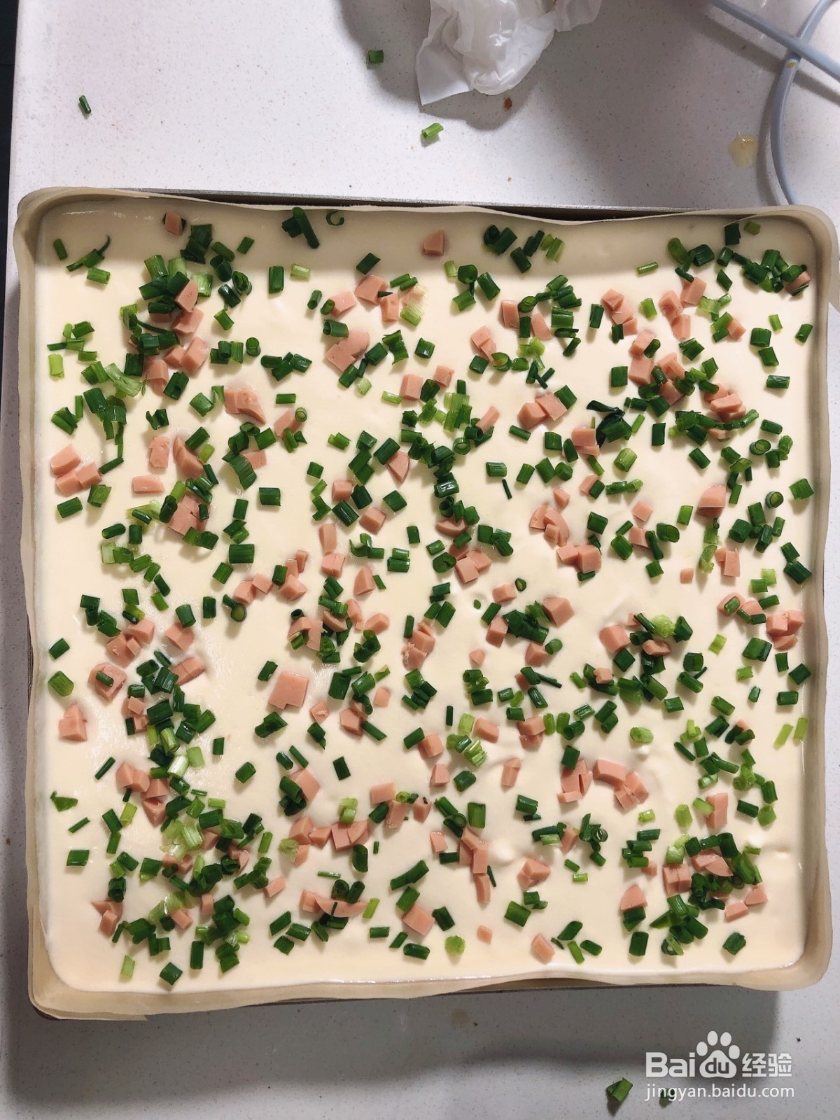 火腿肉松蛋糕片