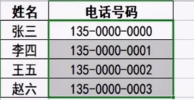 如何让电话号码分段显示