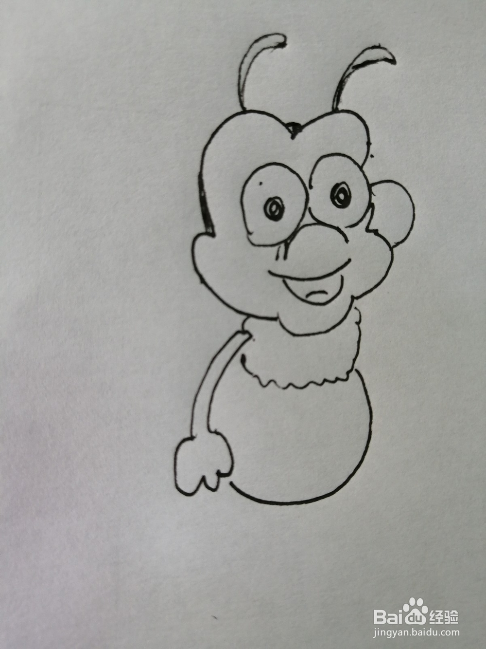 可爱的小蜜蜂怎么画