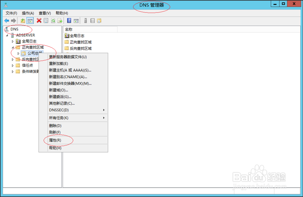 Windows Server 2012如何设置DNS起始授权机构
