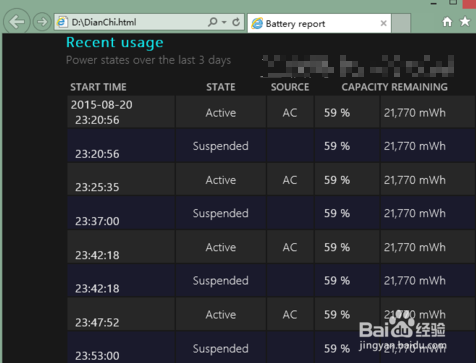 wind8怎样查看笔记本电池健康状况?