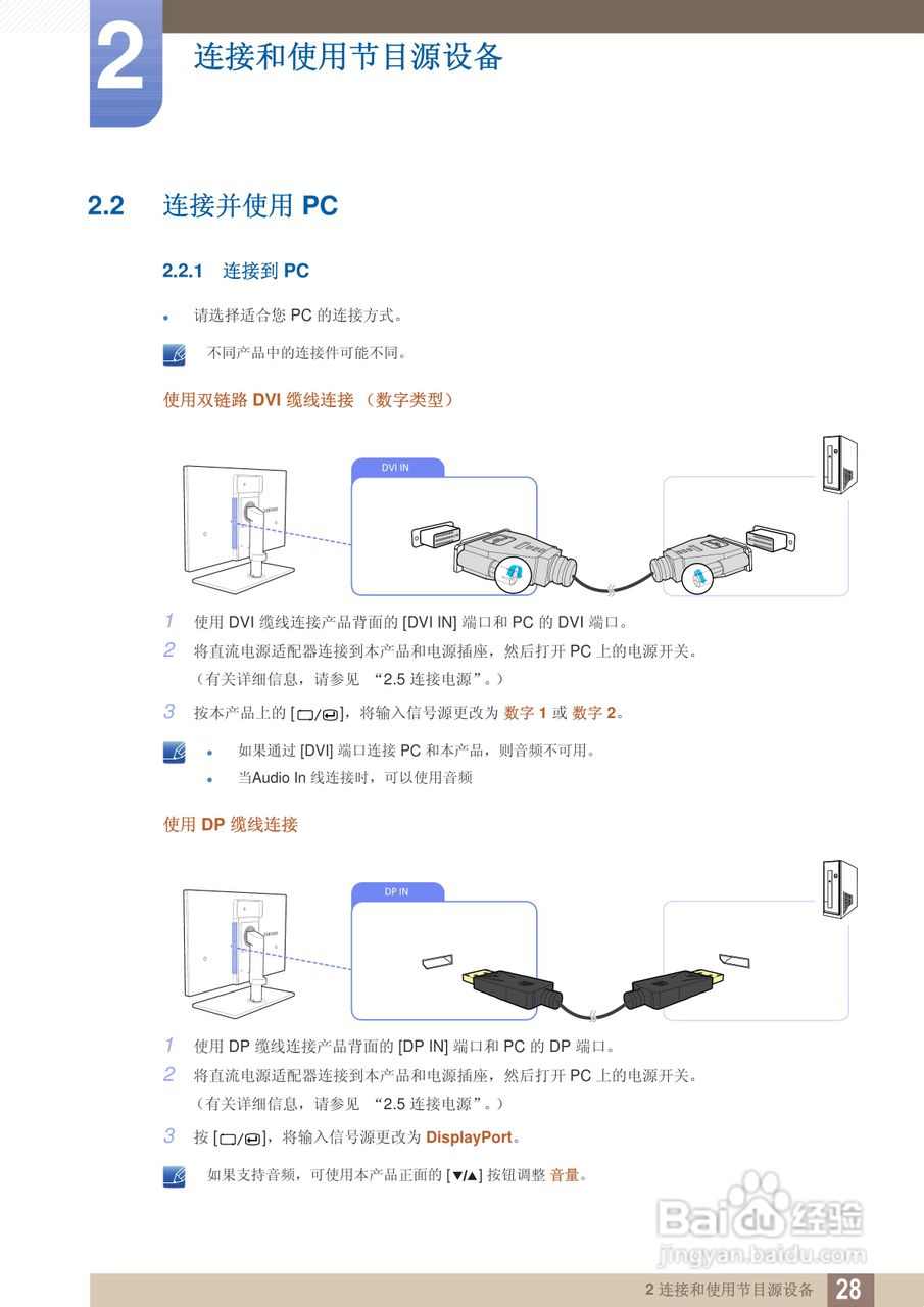 三星S27A850D液晶显示器使用说明书:[3]