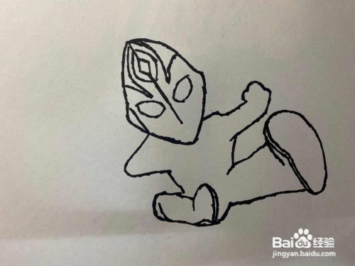 奥特曼卡片怎么画