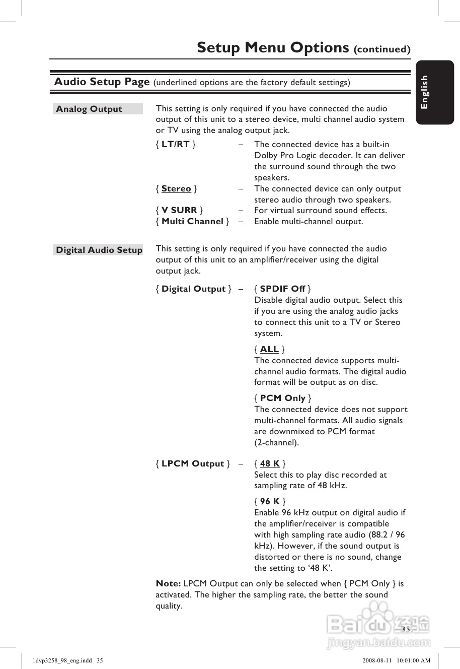飞利浦DVP3258/98 DVD播放机使用说明书:[2]