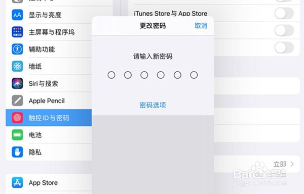 怎么修改ipad开机密码
