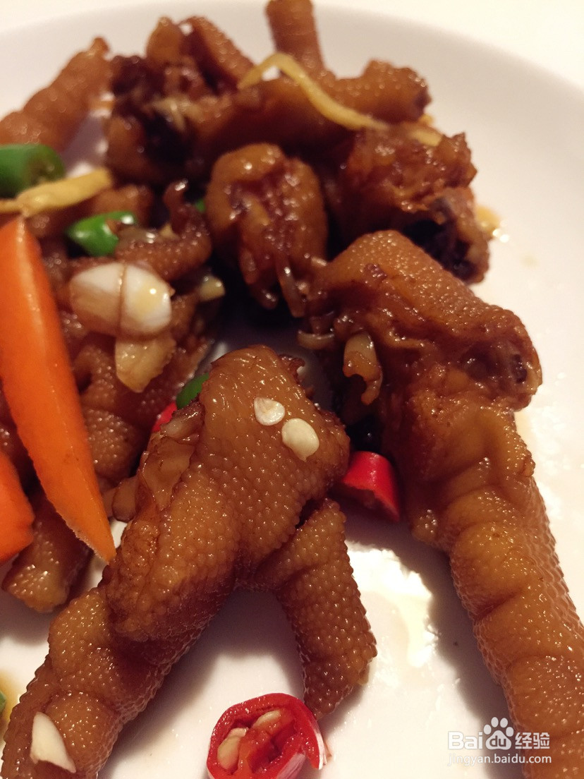 泰式酸辣鸡爪的做法