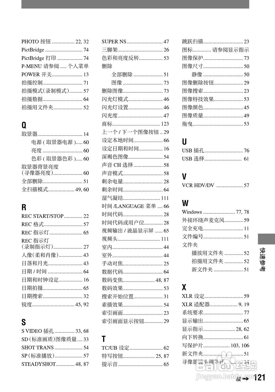 HVR-A1C 高清晰度数字摄录一体机用户手册:[13]