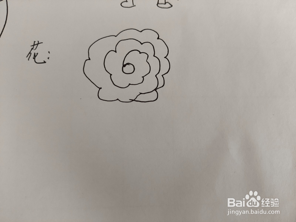 漂亮的小红花简笔画怎么画呢?